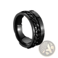 Roman Numeral Spinner Chain Ring with Bottle Opener