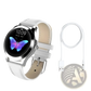 Rose Gold Butterfly Smartwatch with Stainless Steel Mesh Band