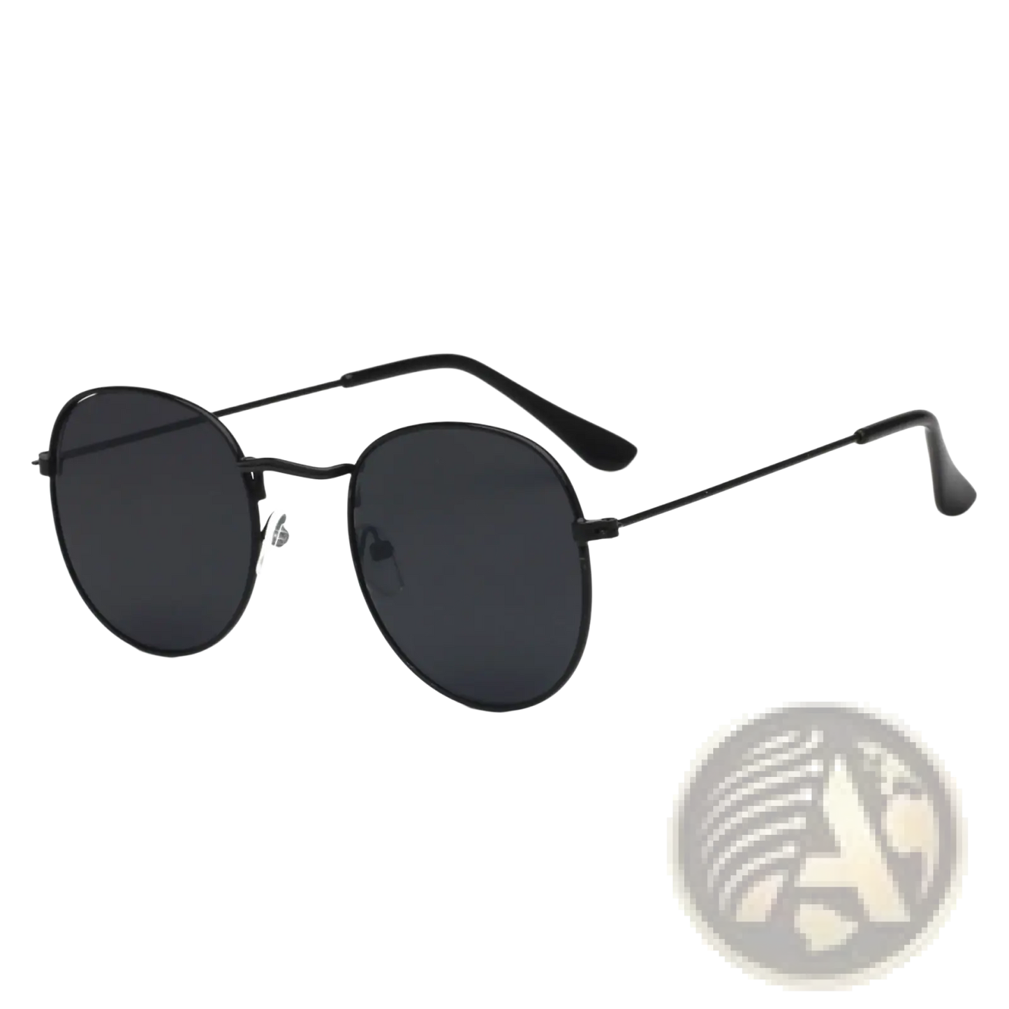 Rose Gold and Metallic Aviator Mirror Lens Sunglasses Set