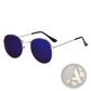 Rose Gold and Metallic Aviator Mirror Lens Sunglasses Set