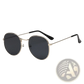 Rose Gold and Metallic Aviator Mirror Lens Sunglasses Set