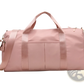 Rose Gold Nylon Waterproof Sports Duffel Bag