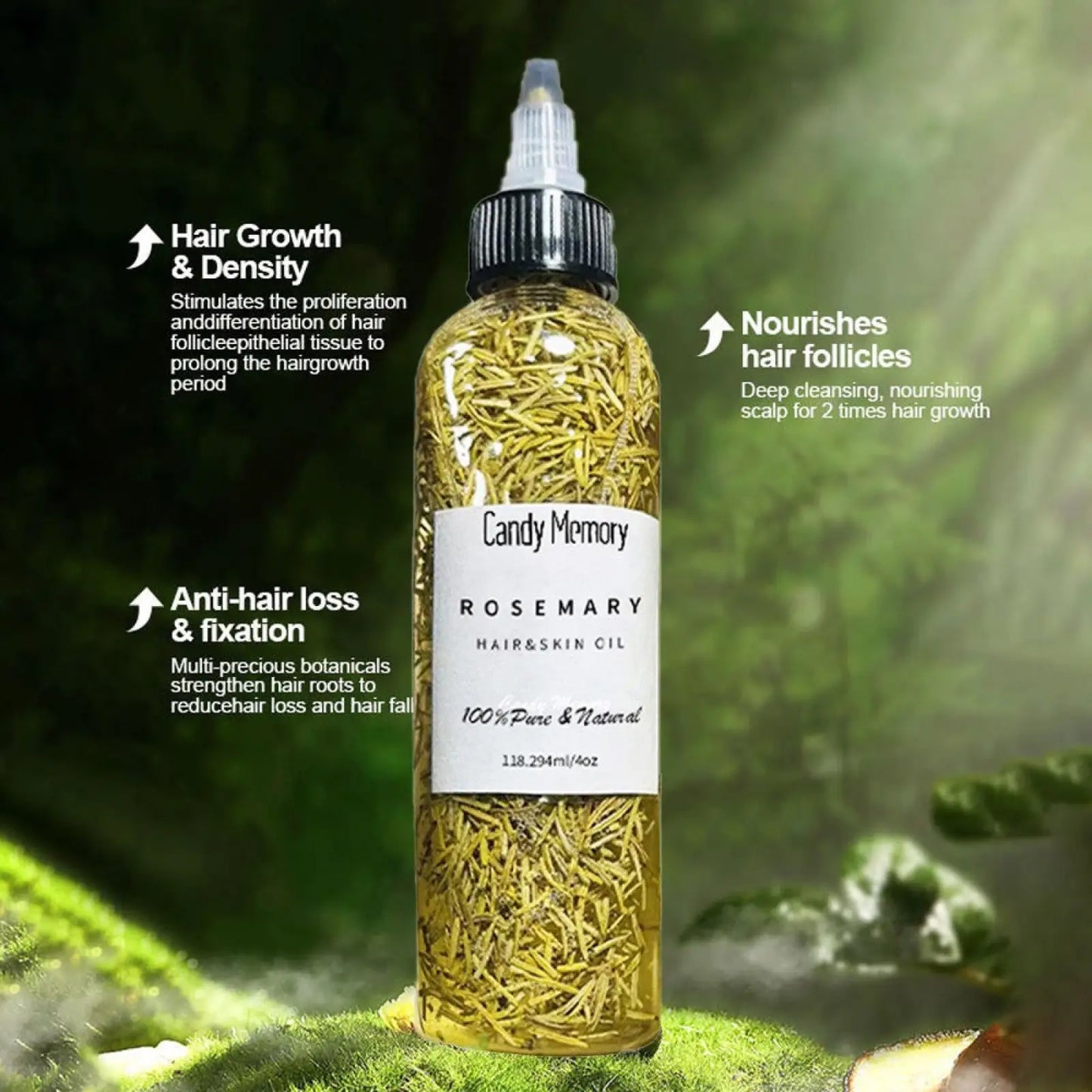 Rosemary Hair Care Essential Oil for Split Ends 60ml