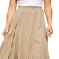 Free People Women's Sage Cypress Ruffle Skirt Green Size M