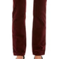 Charter Club Women's Lexington Velveteen Straight Leg Jeans Red Size 2 P