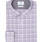 Ryan Seacrest Distinction Men's Amethyst Plaid Dress Shirt Light Purple