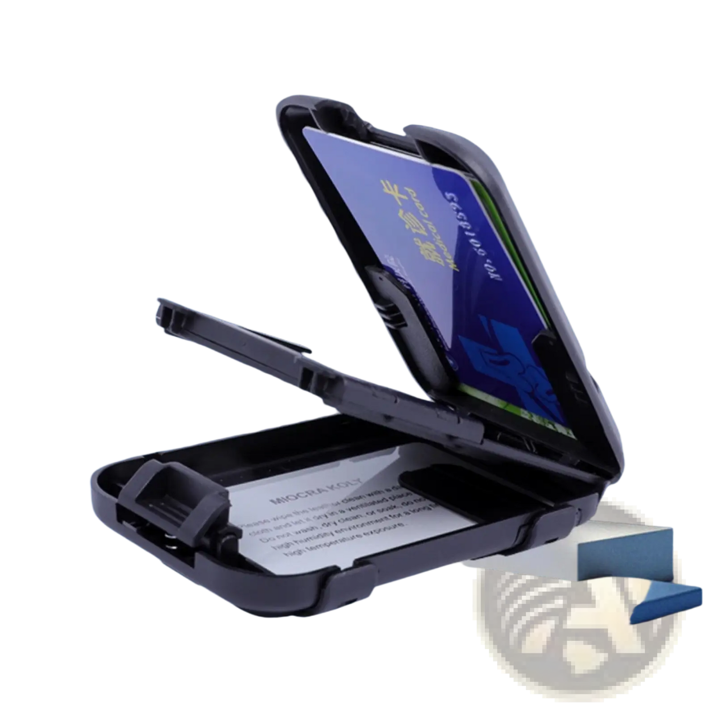 Rugged Aluminum Rfid Blocking Card Wallet and Travel Case