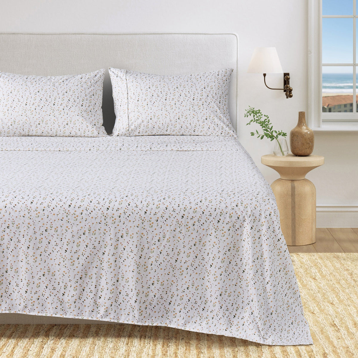 Watercolor Floral Sheet Set - Delia Collection
