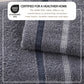 Decorative Cotton Stripe Bath Towel Set - Noelle Collection