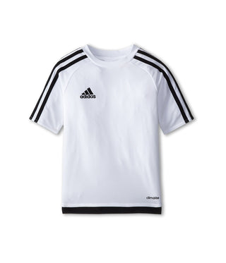 Adidas Boys Estro 15 Jersey T-Shirt White/Black Size Youth