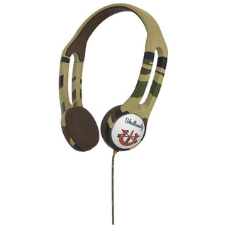 Skullcandy Icon 3 Headphones - Camo/Khaki/Orange