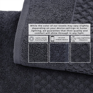 Cotton Diamond Waffle Weave Bath Towel Set - Grayson Collection