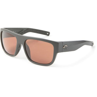 Costa Sampan Polarized Sunglasses  Matte Black Copper