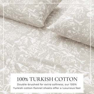 Turkish Cotton Flannel Sheet Set - Elevated Holiday Collection
