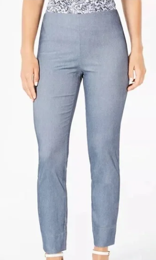 Charter Club Women's Pull-On Skinny Pants Blue Size 10