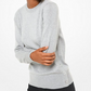 Michael Kors Women's Snap-Hem Sweater Gray Size X-Small