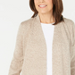 Karen Scott Women's Open-Front  Cardigan Beige Size X-Large