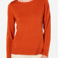 Karen Scott Orange Woman Vest with gold buttons on shoulders Size Petite Medium