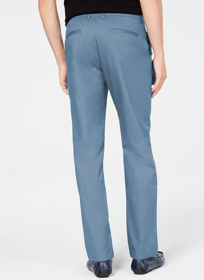 Alfani Men's Alfatech Classic-Fit Chino Pants Blue Size 32WX30L