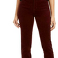Charter Club Women's Lexington Corduroy Tummy-Control Pants Bright Wine Size 10