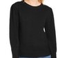 Style & Co Women's Puffy Sleeve Sweater Black Size Large