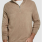 Weatherproof Vintage Men's Soft Touch Quarter-Zip Sweater Beige Size Small