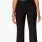 JM Collection Women's Petite Tummy Control Trousers Regular & Short Length Black Size 4P