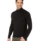 Calvin Klein Men's Cotton Modal Long Sleeve 1/4 Zip Black Size Large