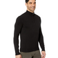 Calvin Klein Men's Cotton Modal Long Sleeve 1/4 Zip Black Size Large