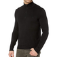 Calvin Klein Men's Cotton Modal Long Sleeve 1/4 Zip Black Size Large