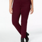 Style & Co Women's Tummy-Control Straight-Leg Fashion Jeans Wine Size 16
