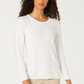 Karen Scott Women's Patchwork-Stitch Pullover Sweater White Size Extra Large