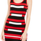 Planet Gold Junior's Striped Body con Sweater Dress Red Size Medium