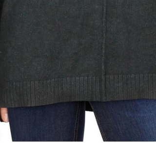 Alfani Women's Dropped-Shoulder Turtleneck Green Size Large