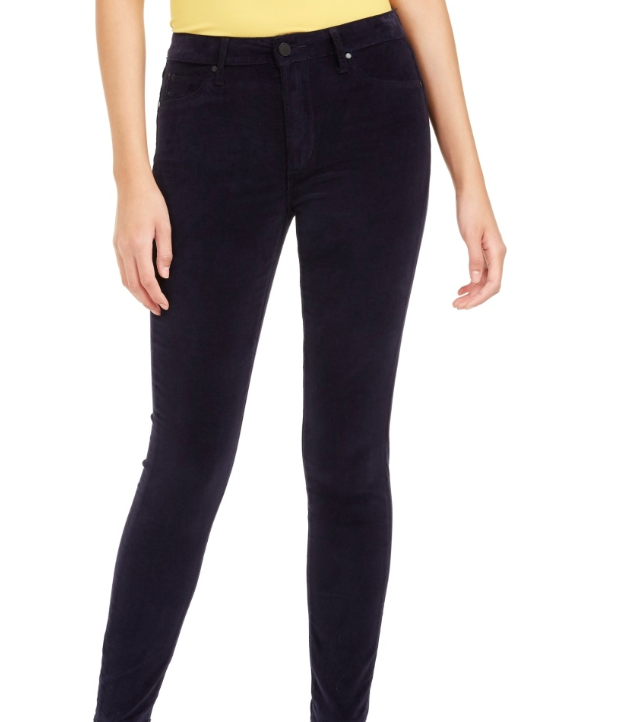 Articles Of Society Women's Hilary Velvet High-Rise Jeans Blue Size 26