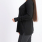 Karen Scott Women's V-Neck Pullover Sweater Black Size Extra Small