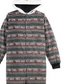 Max & Olivia Little & Big Boy's 1 Pc Printed Reindeer Pajama Black Size Large (14-16)