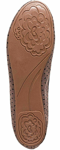 American Rag Women's Connie Perforated Flats Brown Size 5 M