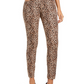 INC International Concepts Women's Incessential Leopard Skinny Jeans Brown Size 4