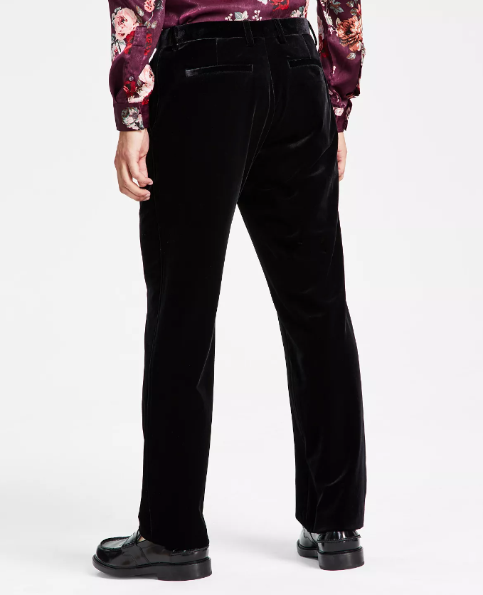 INC International Concepts Men's Berlin Slim Straight Cargo Pants Black Size 48 BIG