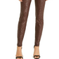 INC International Concepts Women's Snake-Print Skinny Pants Brown Size 8