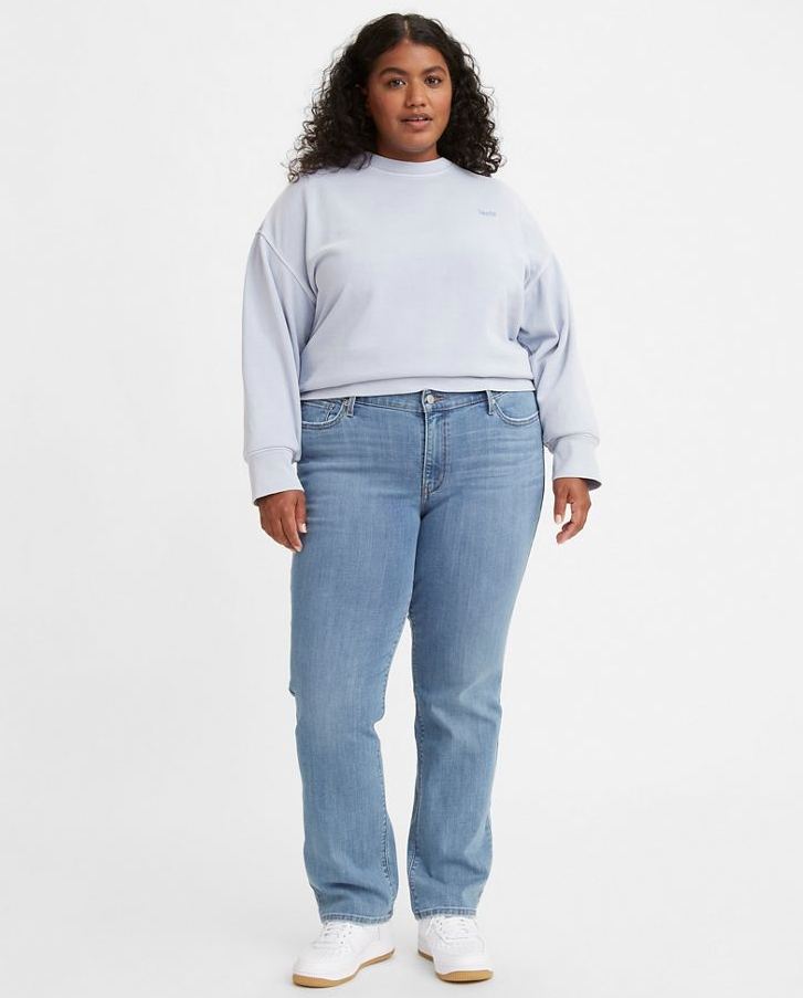 Levi's Women's Plus Size Classic Straight Leg Jean Blue Size 22W