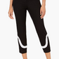 Alfani Women's Colorblocked Ankle Pants Black Size 10 Petite