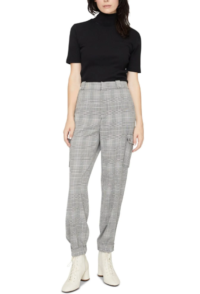 Sanctuary Women's Mia Trooper Cargo Jogger Pants Gray Size Small