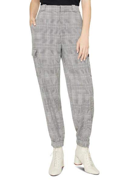 Sanctuary Women's Mia Trooper Cargo Jogger Pants Gray Size Small