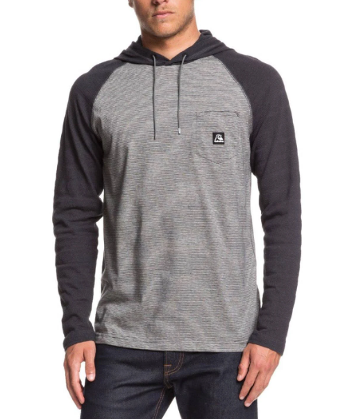 Quiksilver Men's Michi Hood Update Gray Size Large