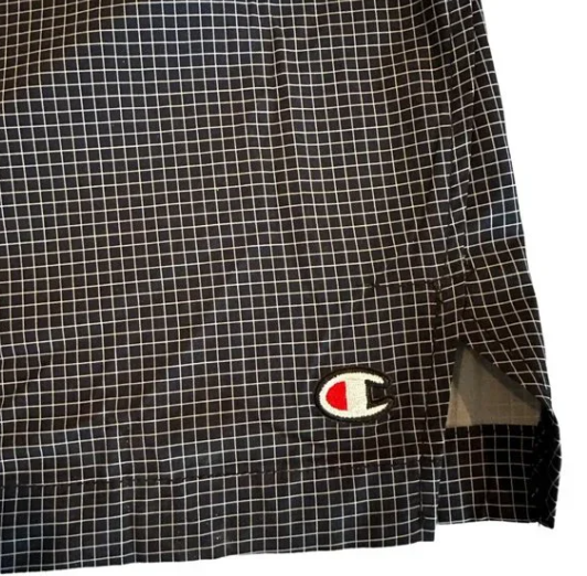 Champion Men's Standard Fit Stretch Camouflage 9 Sport Shorts Black Size Large