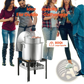 Seafood Boiling Kit 80 Qt Outdoor Crawfish Pot Basket