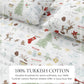 Turkish Cotton Christmas Flannel Sheet Set - Whittaker Collection
