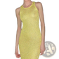 Sequin Knit Sleeveless Bodycon Maxi Dress